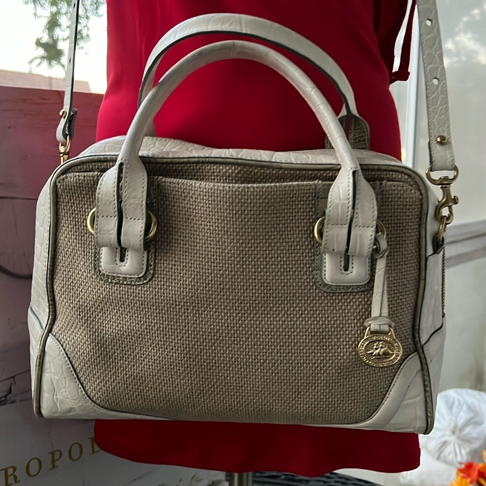 BRAHMIN VINTAGE WITH CROSSBODY STRAP